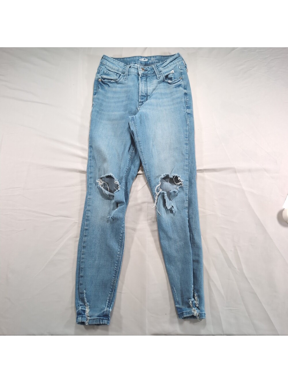 Old Navy Rockstar Super Skinny High-Rise Distressed Jeans Size 0